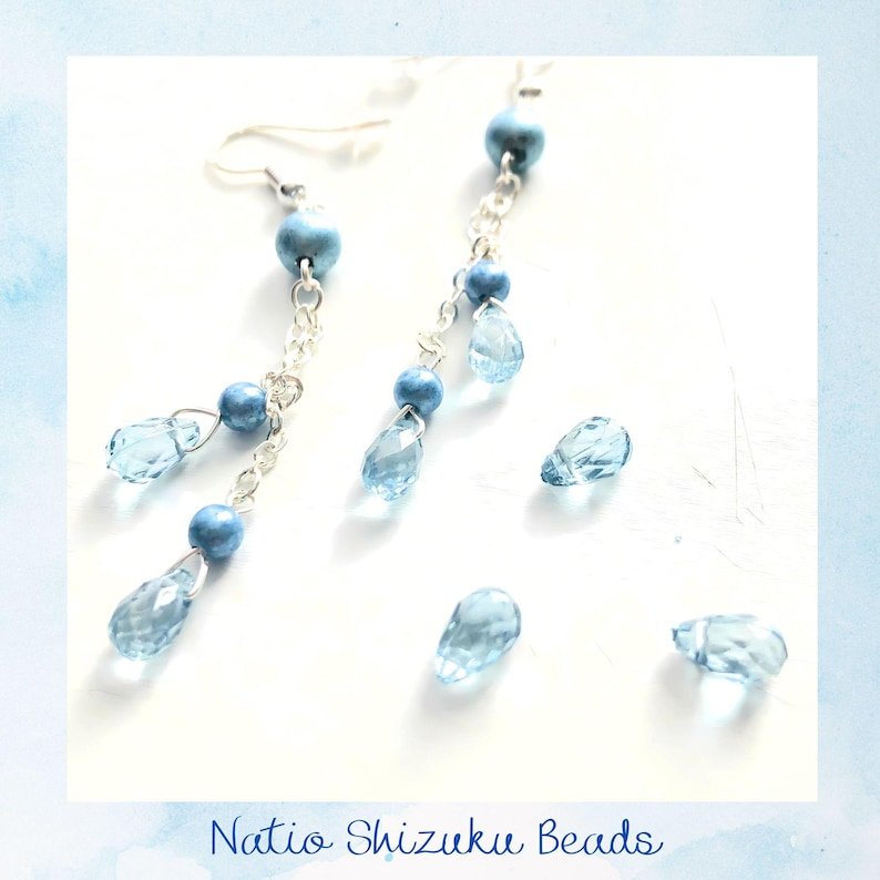 Natio Japanese Indigo Drop Beads