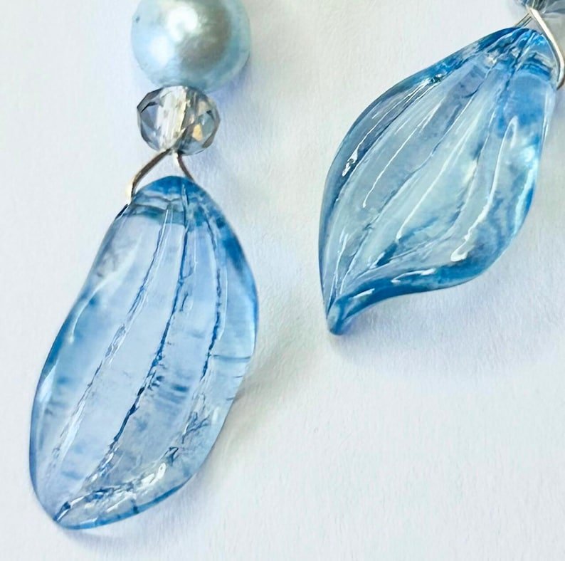 Natio Leaf Beads – Japanese Indigo